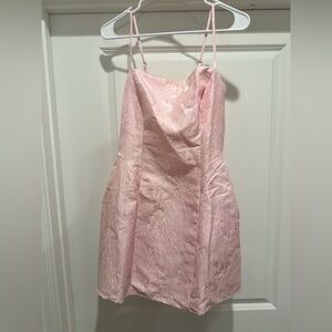 Lena Blush Pink Mini Dress